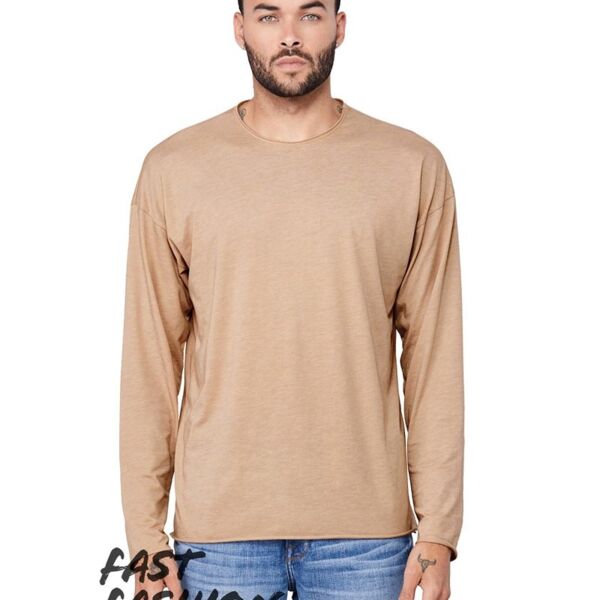 FWD Fashionriblend Raw Neck Long Sleeve Tee Thumbnail
