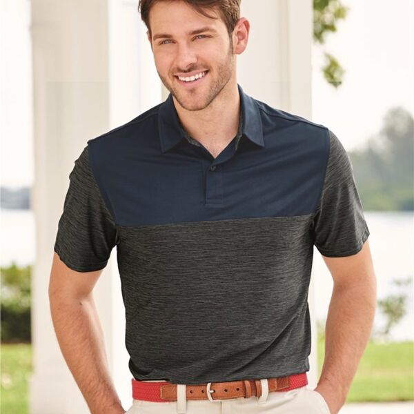 Colorblocked Space-Dyed Polo Thumbnail